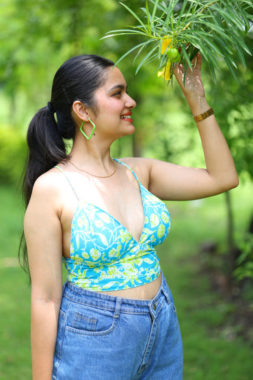 Lush Bliss Cotton removable Padded Bralette – Soft & Breathable Natural Fabric