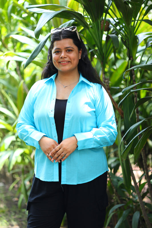 Skyline Breeze Cotton Shirt – Breathable & Natural Fabric